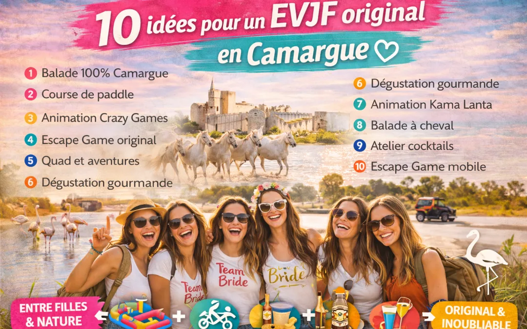 10 idées pour un EVJF original en Camargue