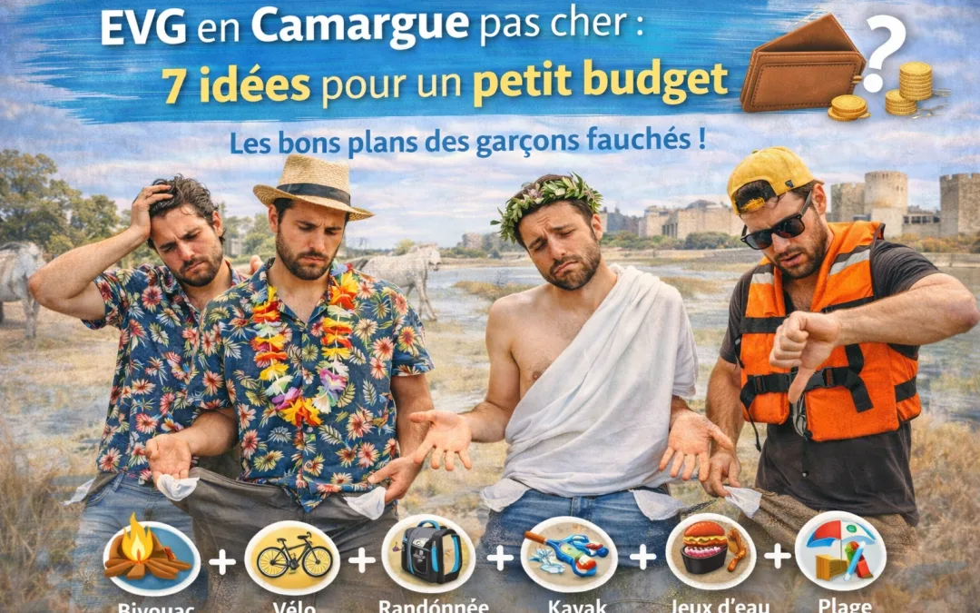 EVG en Camargue pas cher : 7 idées pour un petit budget