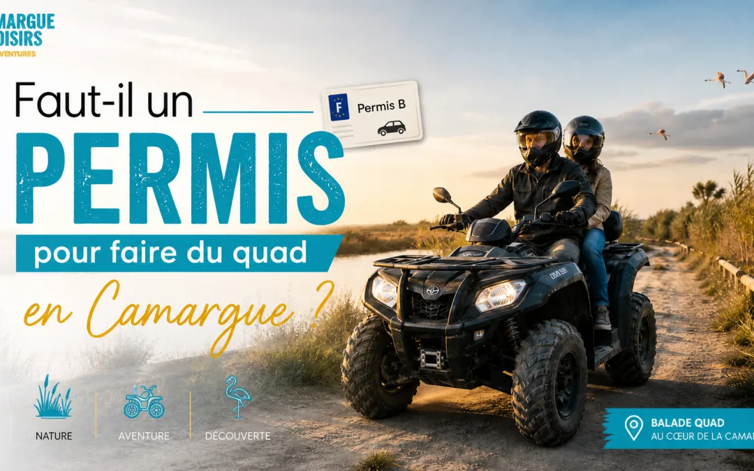 Faut-il un permis pour faire du quad en Camargue ?